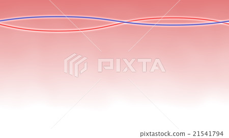 在波浪線_ Back Pink _ Blue Red _ 01 21541794