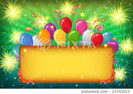 Holiday Background with Balloons 21542023
