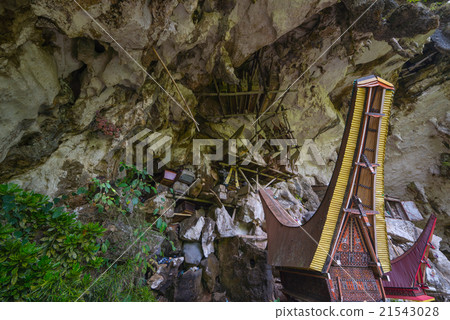 Traditional burial site in Tana Toraja Traditional burial site in Tana Toraja 21543028