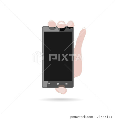 Hand with mobile phone Hand with mobile phone 21543144