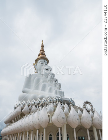 Beautiful white Budda 5 level in Thailand 21544110