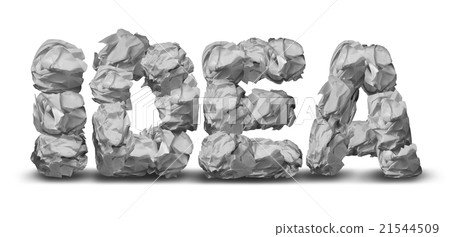 Crumpled Paper Idea 21544509