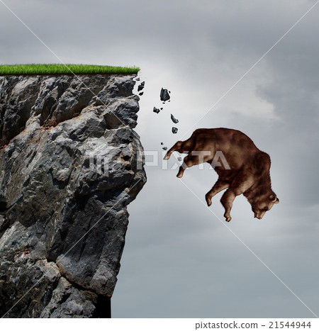 Falling Bear Market Falling Bear Market 21544944