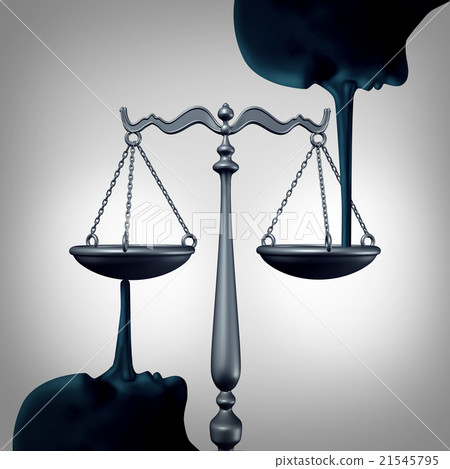 Lying Justice Concept 21545795