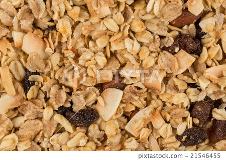 Closeup of a pile of muesli 21546455