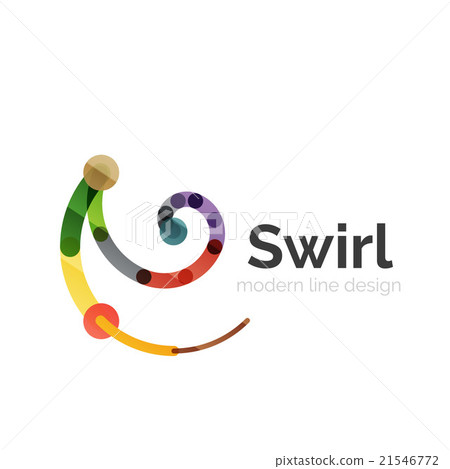 Vector swirl circle logo Vector swirl circle logo 21546772