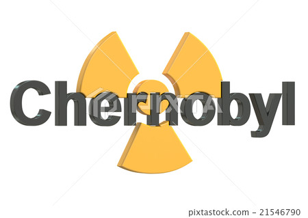 Chernobyl disaster concept, 3D rendering 21546790