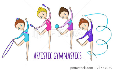 Sports for kids. Artistic gymnastics 21547079