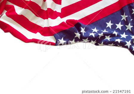 American flag border isolated American flag border isolated 21547191