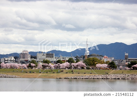 PL tower seen from Sayama pond 21548112