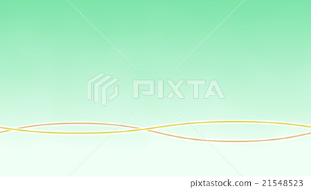 Background image _ Wavy line _ Green 21548523