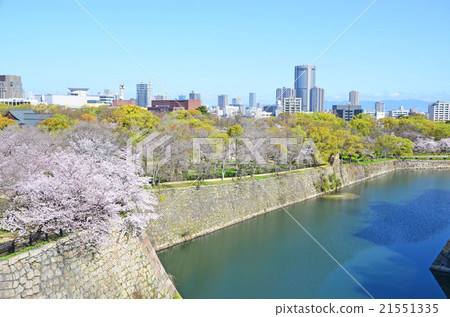Scenery from Osaka Castle Honmaru 21551335