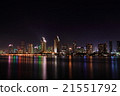 Night view of San Diego Downtown California Night view of San Diego Downtown California 21551792