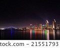 Night view of San Diego Downtown California Night view of San Diego Downtown California 21551793