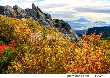 Iwamine and Mt. Fuji of Southern Alps · Phoenix Mountain Yakushidake 21552488