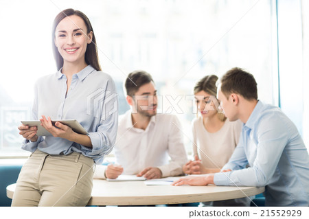 Nice woman working in the office 21552929