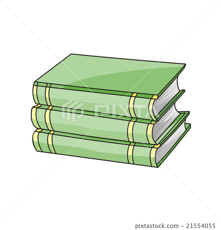 Books set isolated on white background 21554055