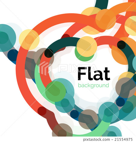 Geometric swirl and circle lines abstract 21554975