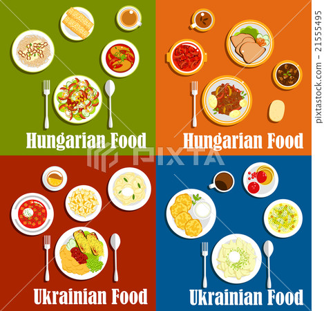Hungarian and ukrainian national cuisine Hungarian and ukrainian national cuisine 21555495