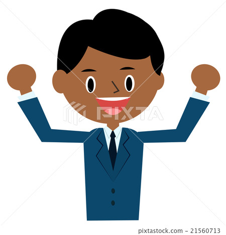 Businessman tried ~ I tried to motivate 3 ~ upper body Businessman tried ~ I tried to motivate 3 ~ upper body 21560713