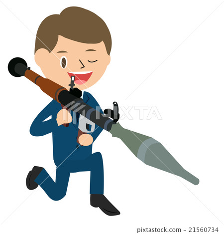 Businessman tried ~ I tried driving rocket launcher 4 ~ 21560734