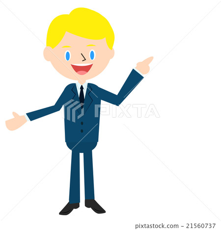 Businessman tried ~ Explanation 2 ~ whole body 21560737