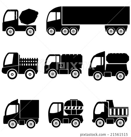 silhouettes the cargo trucks silhouettes the cargo trucks 21561515