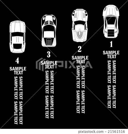 racing car and  a template 21561516