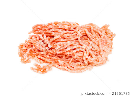 ground pork isolated on white background 21561785