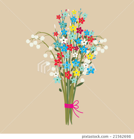 Cute bouquet of flowers.  21562698