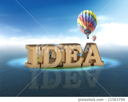 IDEA bright word, night sky, air ball, sea IDEA bright word, night sky, air ball, sea 21563799