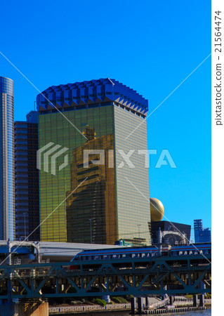 Gilded skyscraper near Skytree 21564474