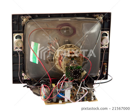 Repair of old TV isolated 21567000