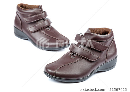 Trendy shoes on white background. 21567423