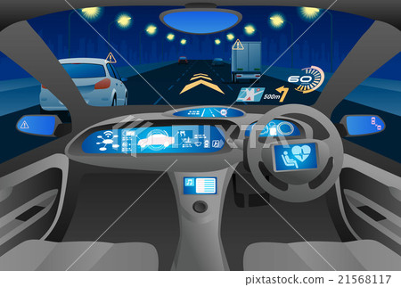 Head Up Display (HUD) Right Handle Image Illustration Head Up Display (HUD) Right Handle Image Illustration 21568117