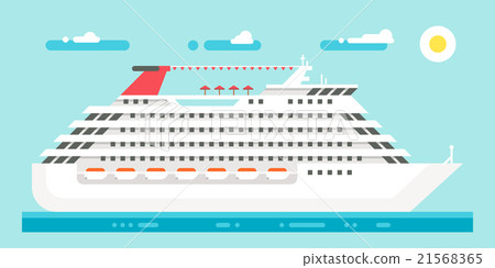 Flat design luxury cruise Flat design luxury cruise 21568365