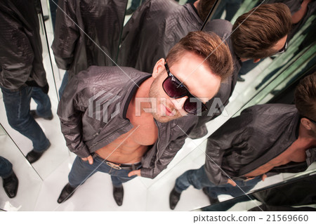 Young Man In Mirrors Young Man In Mirrors 21569660