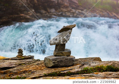 Stigfossen waterfall and viewpoint - Norway 21569982