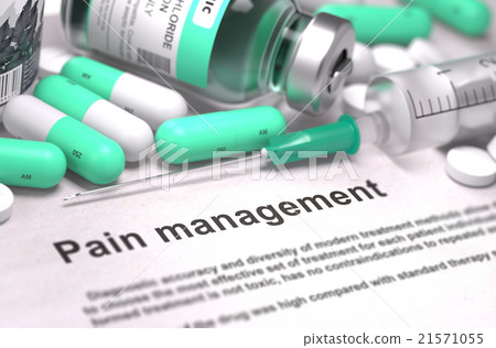 Pain Management. Medical Concept with Blurred 21571055