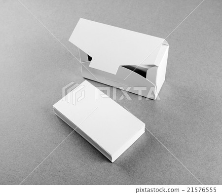 Blank business cards and box Blank business cards and box 21576555