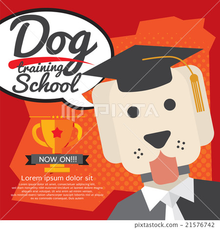 Dog Training School Vector Illustration. 21576742