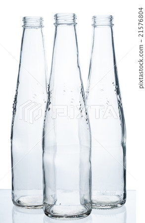 Three empty bottles. Three empty bottles. 21576804