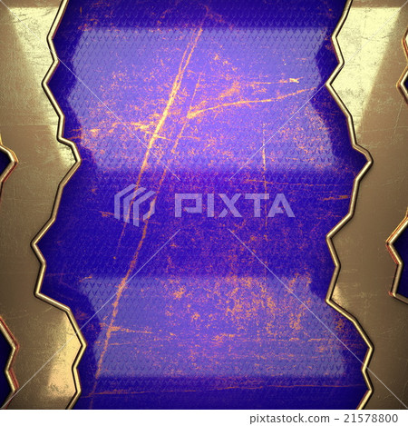 golden background painted in blue.  21578800