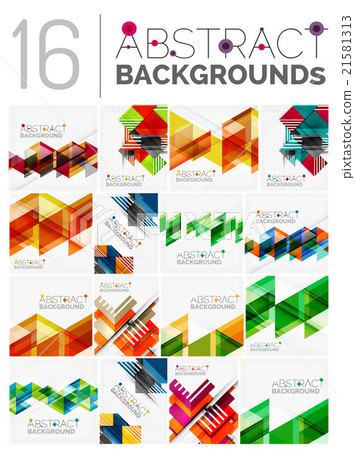 Collection of abstract backgrounds Collection of abstract backgrounds 21581313