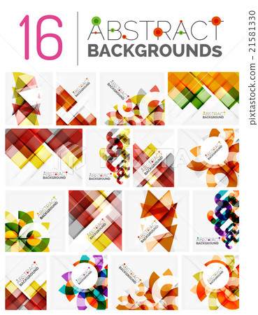 Collection of abstract backgrounds Collection of abstract backgrounds 21581330