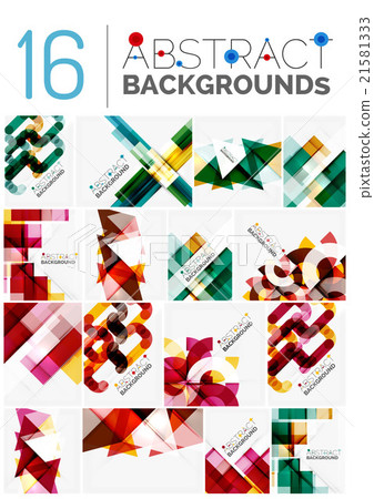 Collection of various abstract backgrounds 21581333