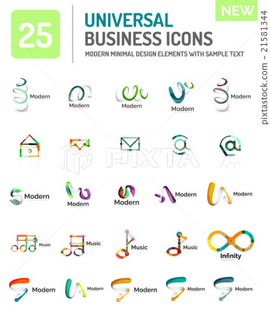 Vector logo collection Vector logo collection 21581344