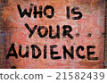 Who Is Your Audience Concept 21582439