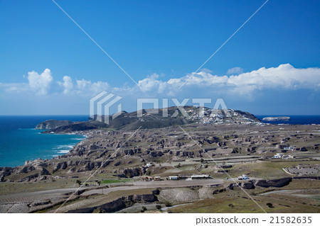 Landscape at Santorini, Greece Landscape at Santorini, Greece 21582635