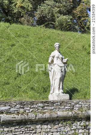 Stadt park woman statue in Graz, Austria 21584399